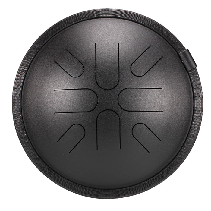 HLURU TA8-10 - UFO Series 8 Notalı 10" Bakır Çelik Charcoal Tongue Drum